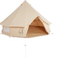 Asgard 12 6 m2 142023 nordisk classic retro bell tent technical cotton floor front open 1